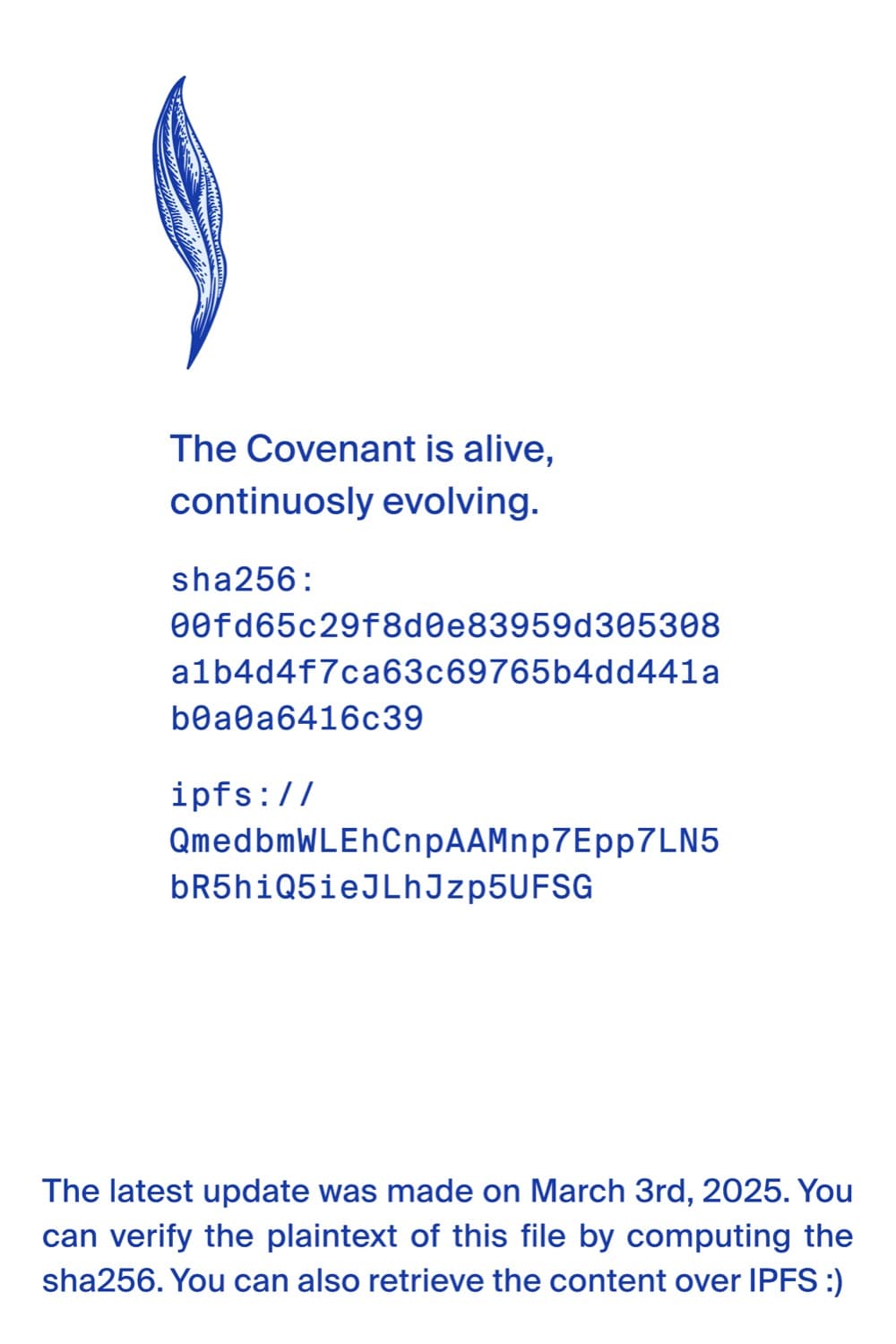 The Covenant of Humanistic Technologies — 7