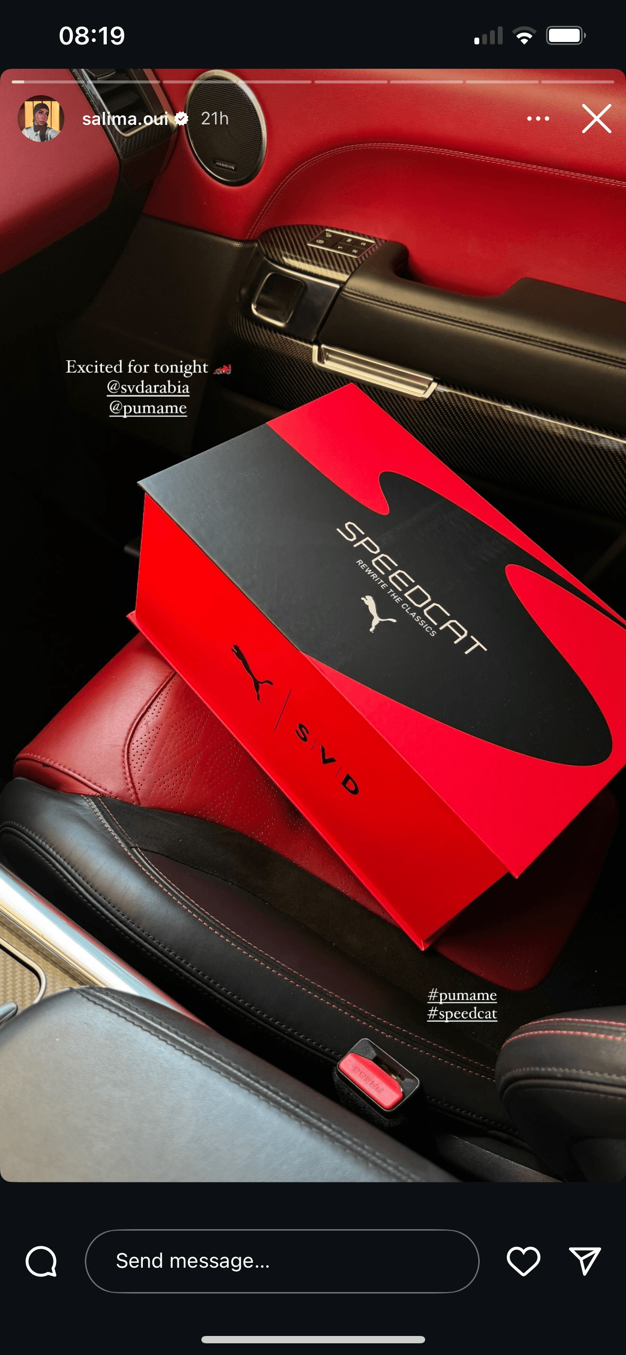 SVD Arabia × Puma Speedcat — social clipping 3